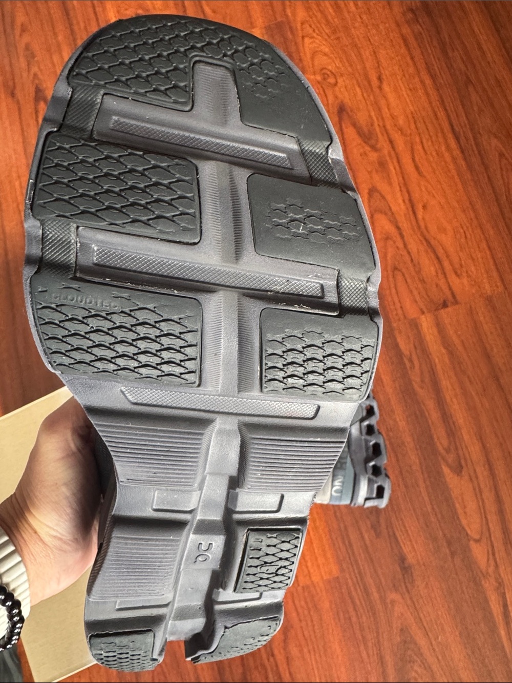On Cloudmonster 2 Athletic Sneakers Dark Gray and Black - Picture 7 of 12
